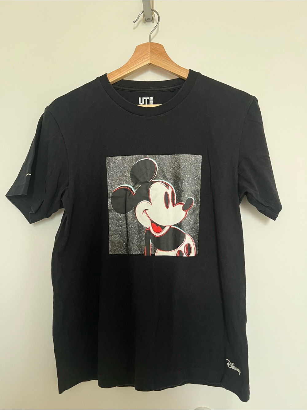 Uniqlo | Andy Warhol Mickey Art Graphic T-Shirt with Glitter